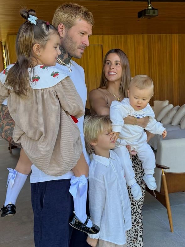Shantal e Mateus Verdelho são pais de Felippo, Domenica e Giuseppe por Reprodução/Instagram