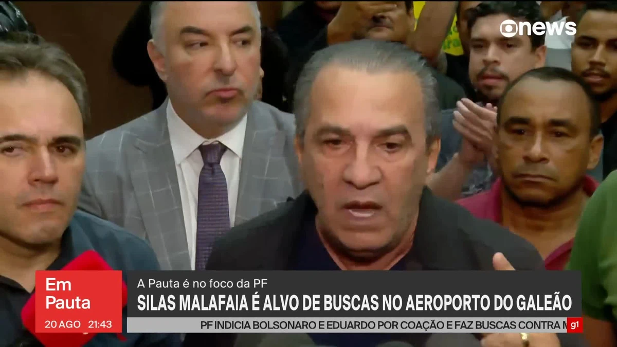 Silas Malafaia foi alvo de ação ao chegar em aeroporto