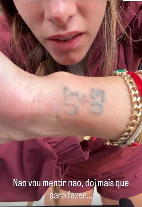 Tatuagens de Shantal Verdelho por Reprodução/Instagram
