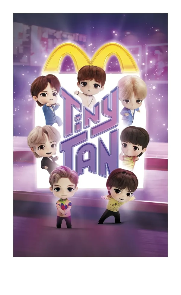 TinyTAN no McDonald's por Reprodução