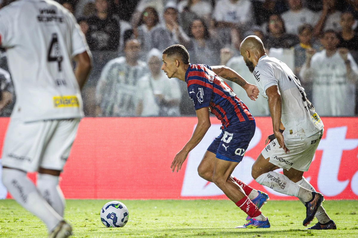 Bahia e Santos se enfrentaram no primeiro turno da Série A na Vila Belmiro