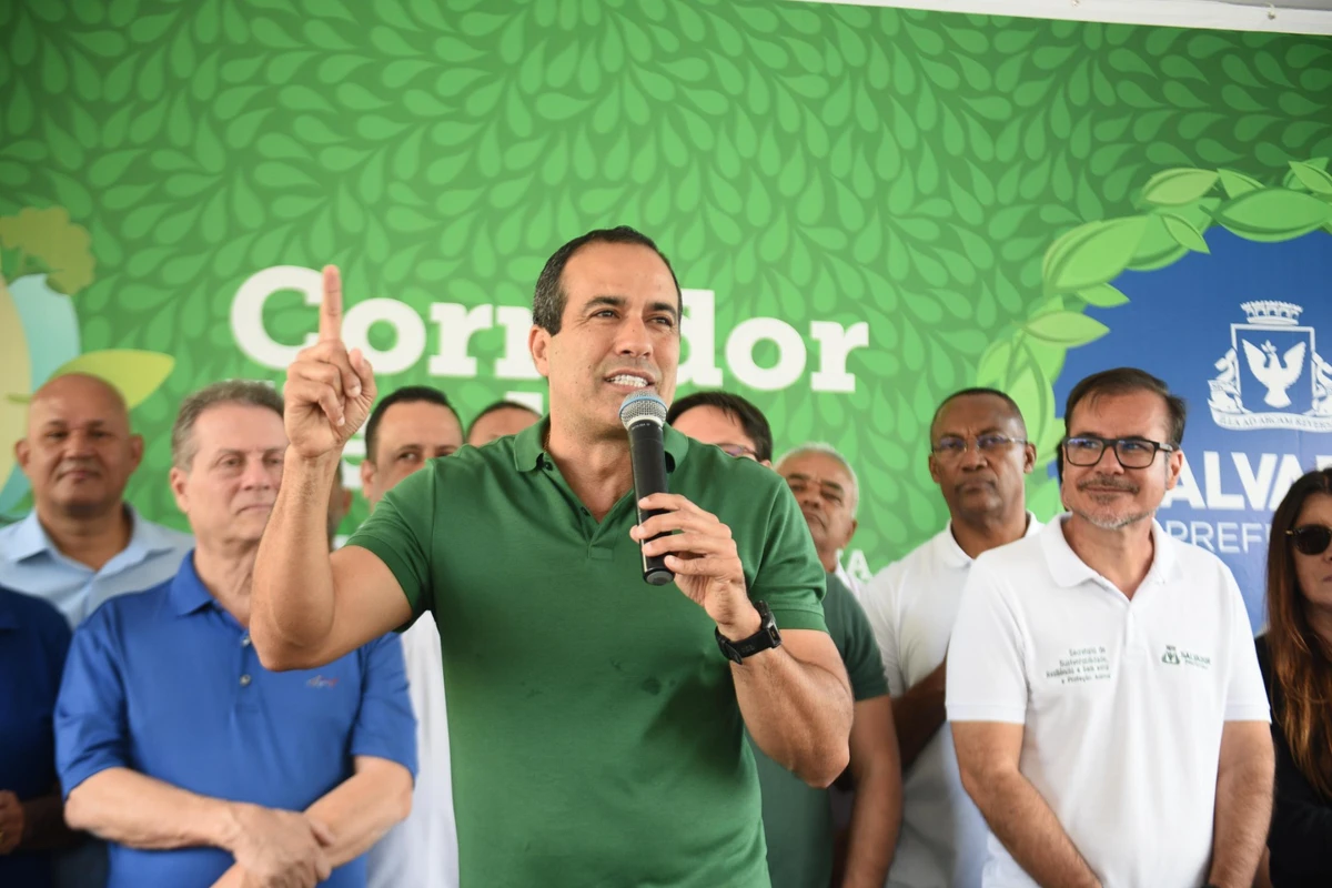 Bruno Reis no lançamento do Corredor Verde por Betto Jr./ Secom PMS