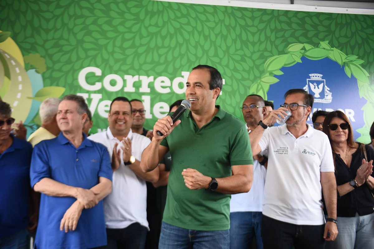 Bruno Reis no lançamento do Corredor Verde por Betto Jr./ Secom PMS