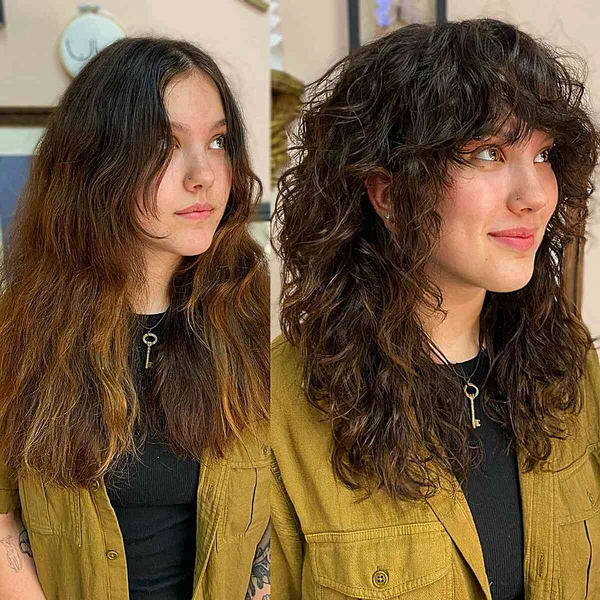 Curly Shag por Reprodução