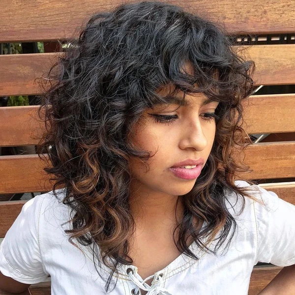 Curly Shag por Reprodução