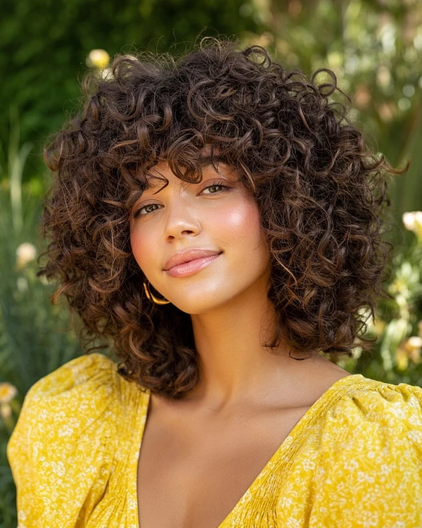 Curly Shag por Reprodução