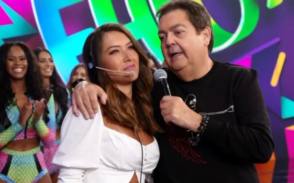Daia de Paula e Faustão por Reprodução