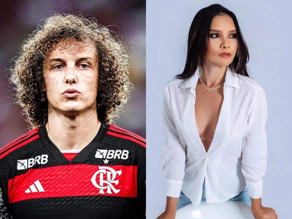 Karol Cavalcante e David Luiz por Reprodução