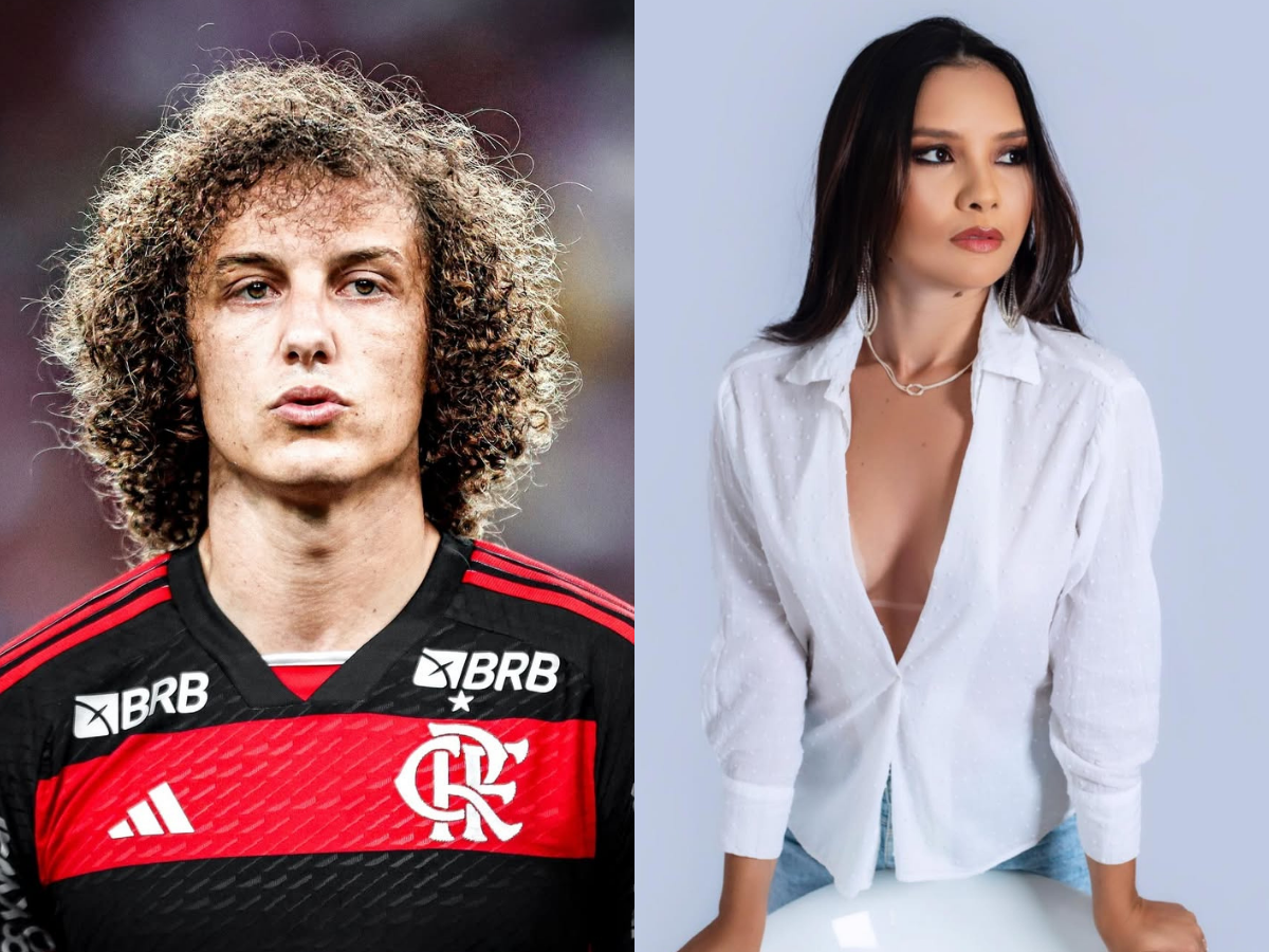 Karol Cavalcante e David Luiz por Reprodução