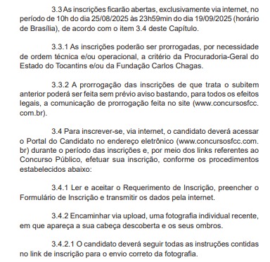 Mais detalhes do concurso aqui: por Reprodução