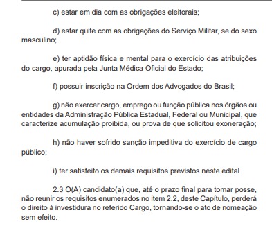 Mais detalhes do concurso aqui: por Reprodução