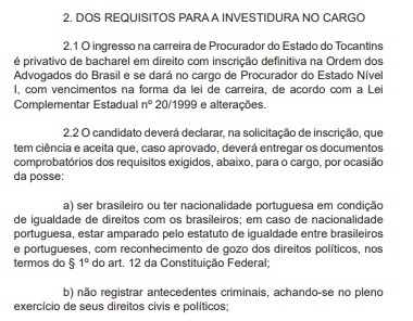 Mais detalhes do concurso aqui: por Reprodução