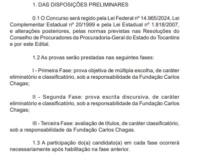 Mais detalhes do concurso aqui: por Reprodução