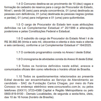 Mais detalhes do concurso aqui: por Reprodução