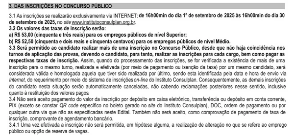 Detalhes de concurso do Cremepe por Reprodução