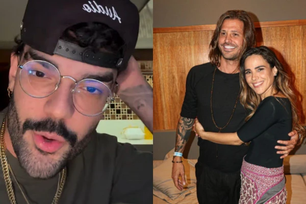 Wanessa e amigo estavam na mesma festa q