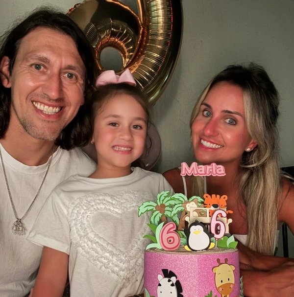 Família do goleiro Cássio por Reprodução | Redes Sociais