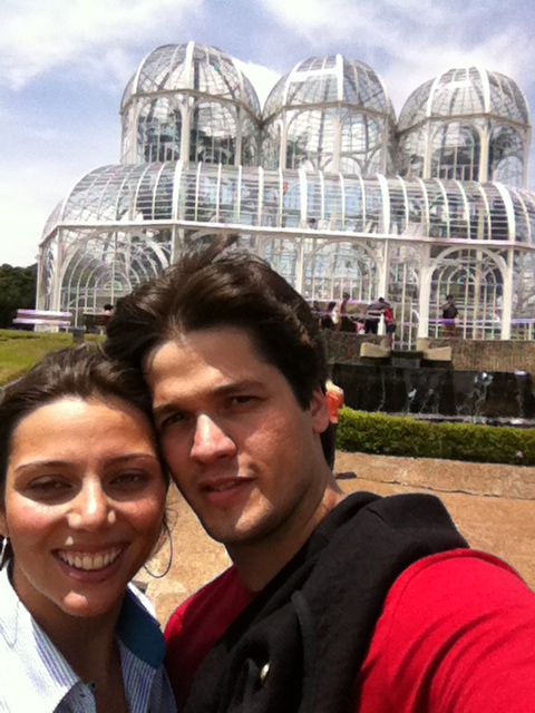Pamela Barbosa e Rodrigo Sansa se conheceram no cursinho, engataram romance e, hoje, são casados e auditores fisciais d por Acervo pessoal