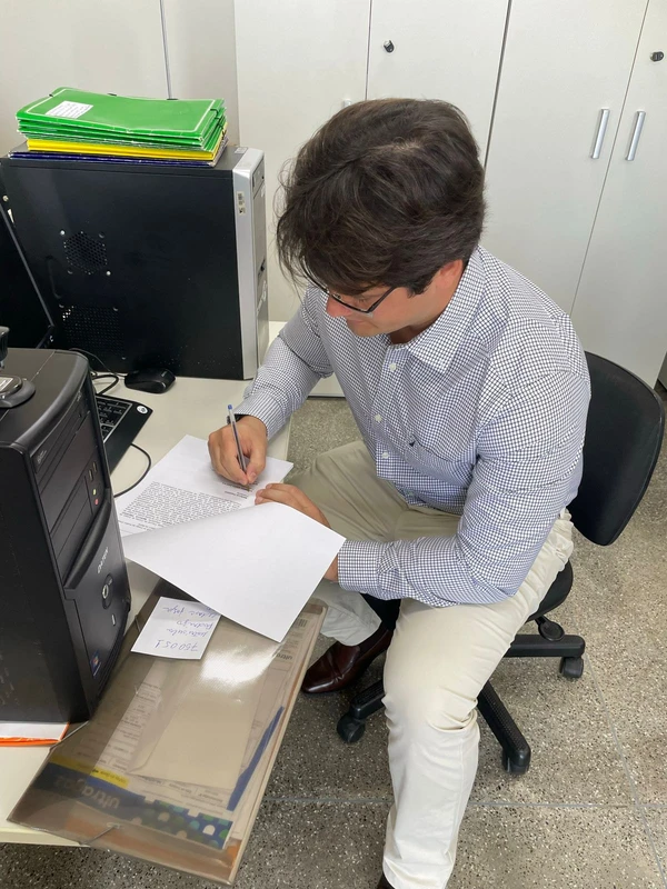 Rodrigo Sansa é auditor fiscal e marido de Pamela por Acervo pessoal