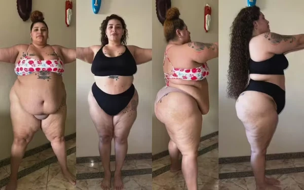 A cantora se submeteu há um ano a uma cirurgia bariátrica por Reprodução