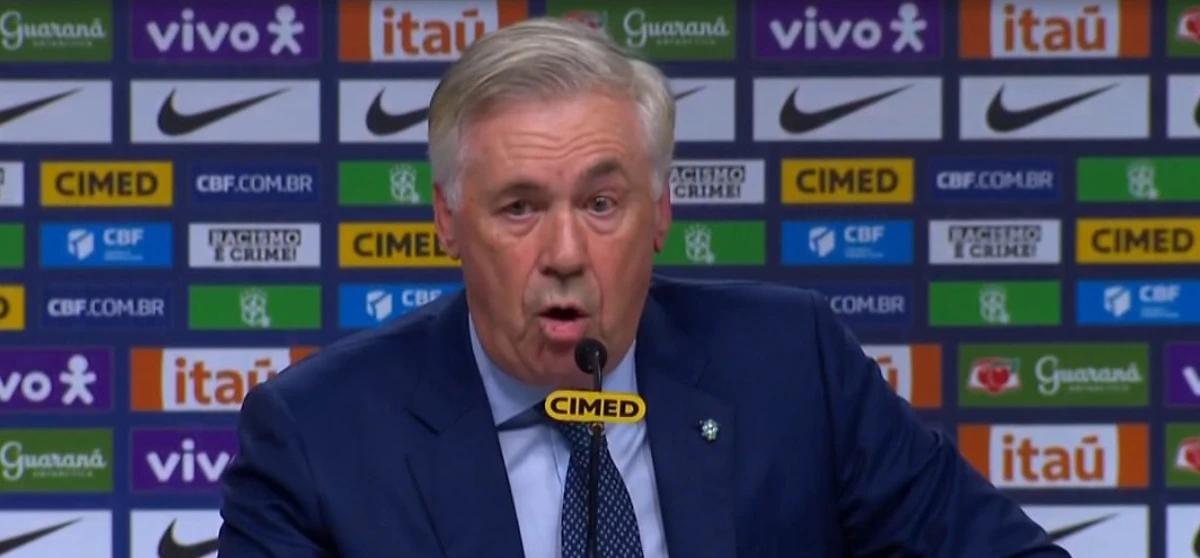 Ancelotti durante convocação nesta segunda-feira (25)