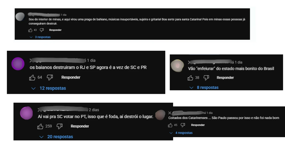 Comentários xenofóbicos em reportagem do CORREIO
