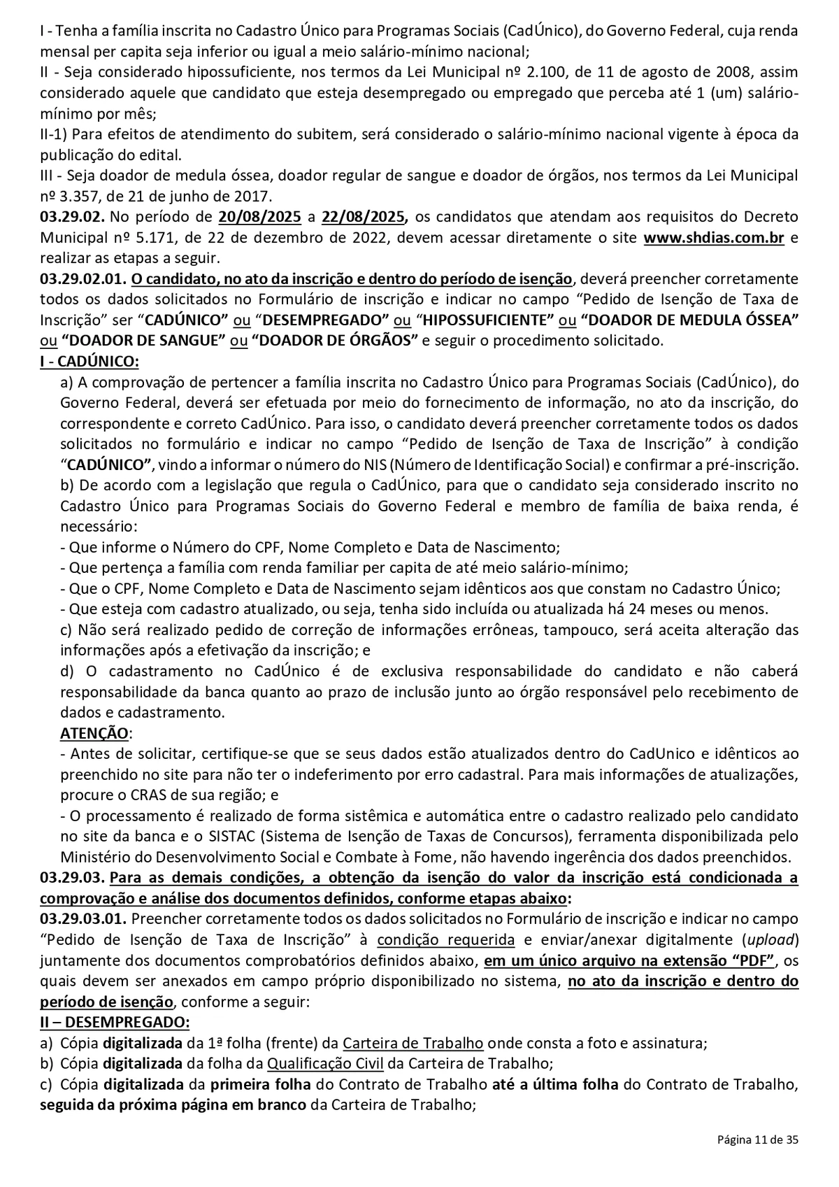 Confira o edital para o concurso da Prefeitura de Hortolândia por Reprodução