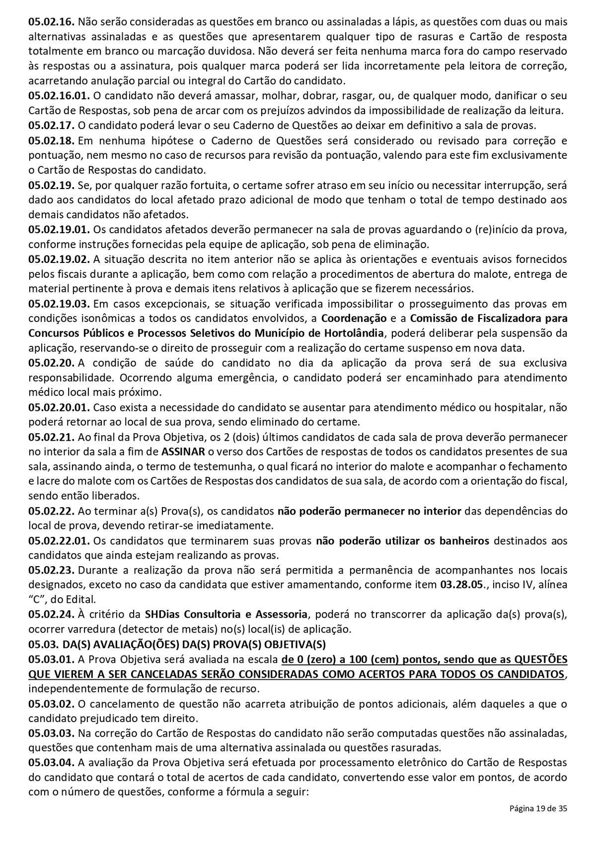 Confira o edital para o concurso da Prefeitura de Hortolândia por Reprodução