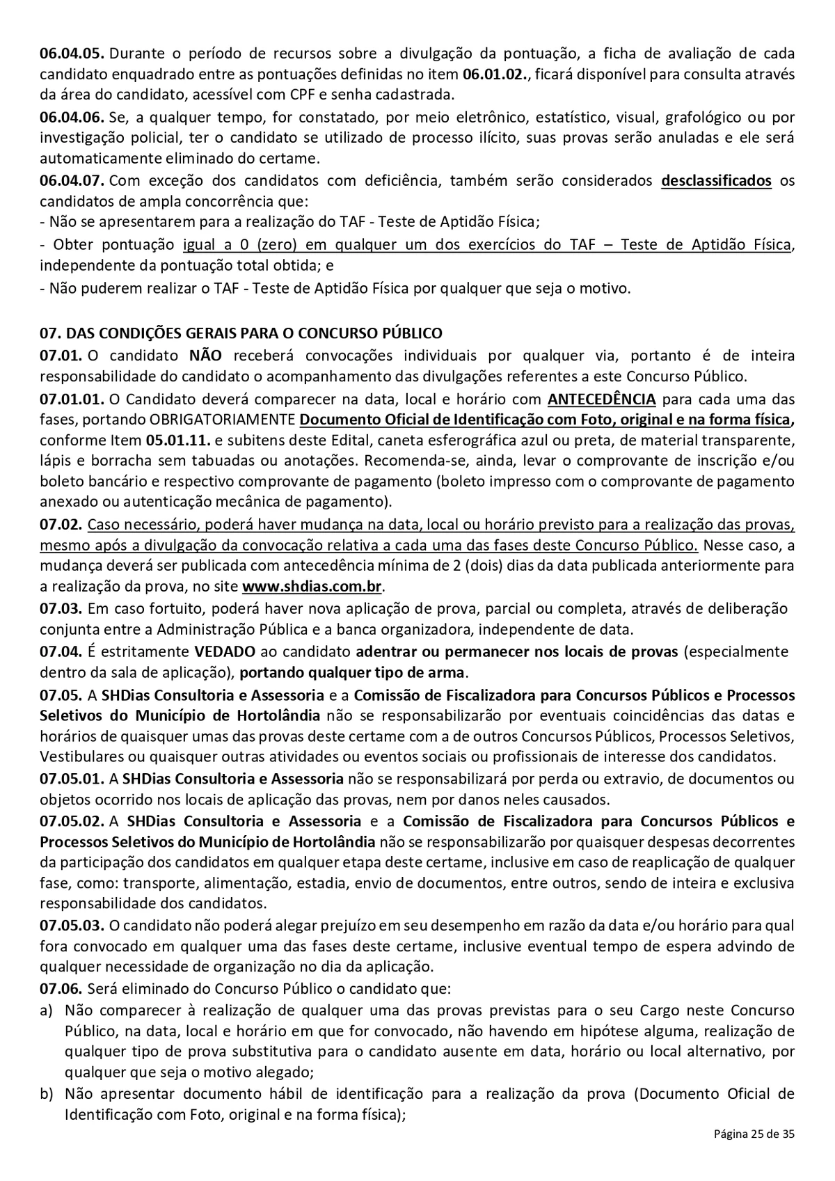 Confira o edital para o concurso da Prefeitura de Hortolândia por Reprodução