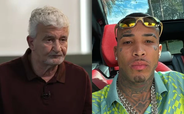 Edilson Maroiano e Gato Preto