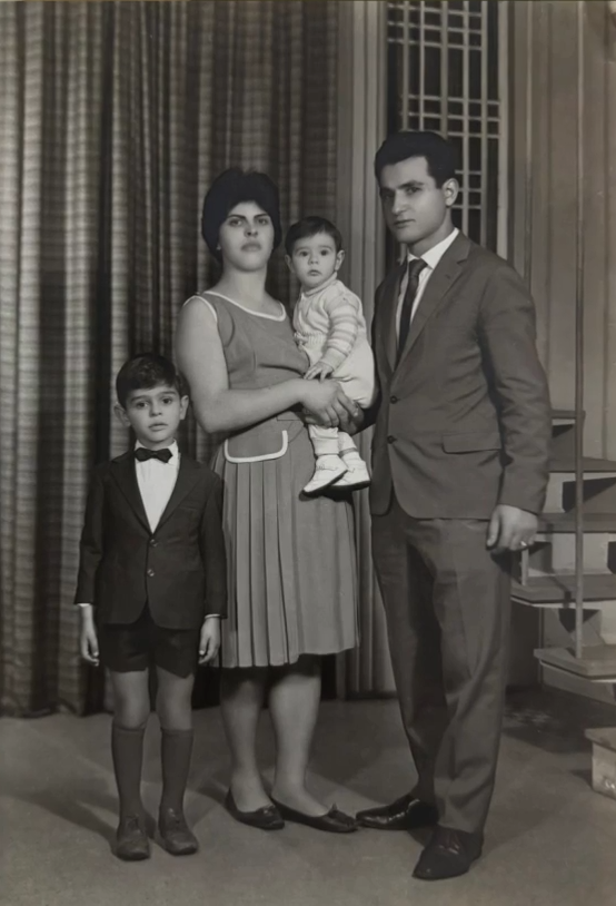 Ernesto Iannoni com a família por Reprodução/TV Globo