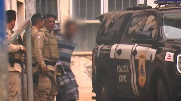 Identidade do suspeito ainda não foi revelada por Reprodução/TV Bahia