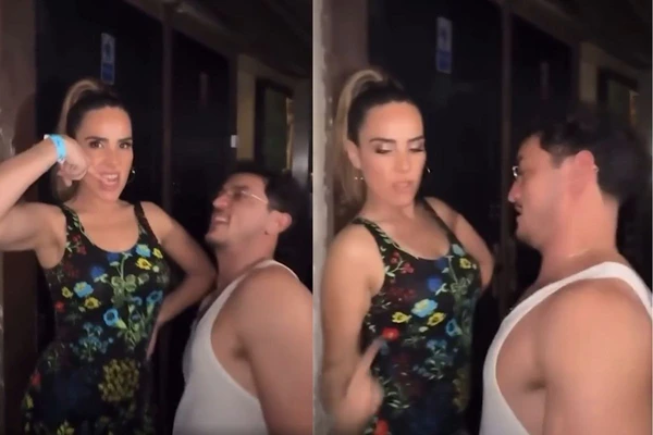 Wanessa dançou com ator em festa que reuniu famosos