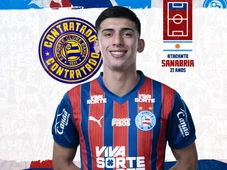 Imagem - Bahia anuncia atacante argentino Mateo Sanabria