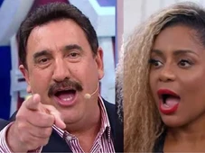 Imagem - Ratinho confronta Cariúcha após beijo em filho de Gugu: 'Vou te ver na cadeia'