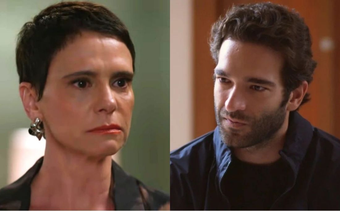 Afonso confronta Celina em "Vale Tudo" por Reprodução/TV Globo
