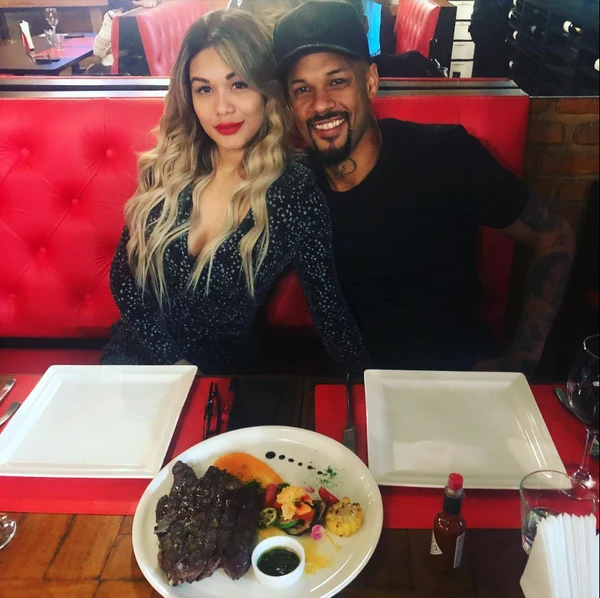 Andressa Marinho e jogador Bruno Silva por Reprodução | Redes Sociais