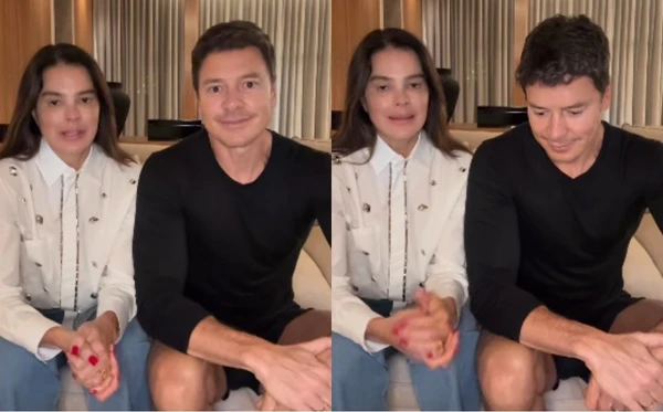 Apresentador recebeu nos ensaios a notícia de que a esposa venceu o câncer