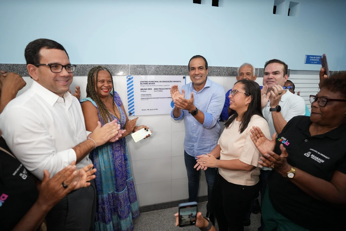 Bruno Reis durante inauguração por Betto Jr./ Secom PMS