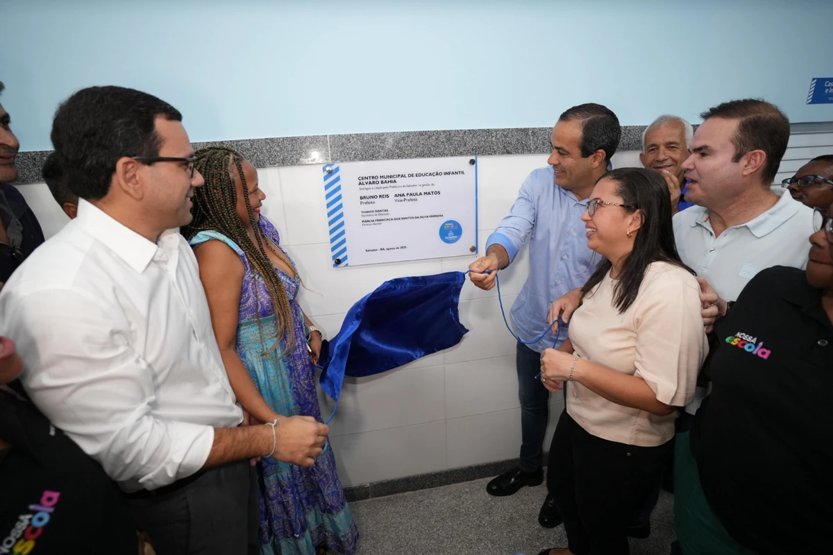 Bruno Reis durante inauguração por Betto Jr./ Secom PMS