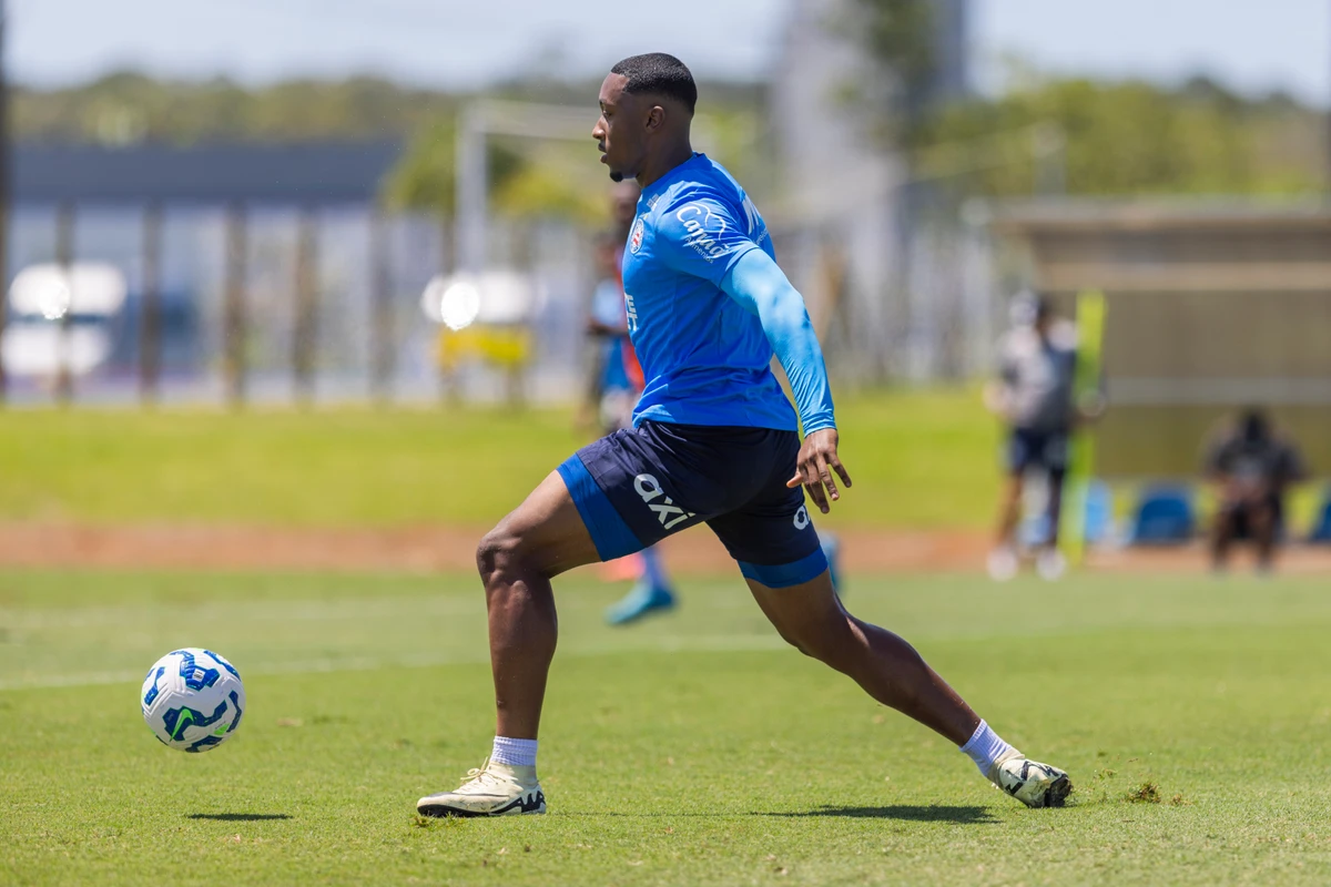 Elenco do Bahia treinando em preparação para encarar o Fluminense (26/8) por Rafael Rodrigues/EC Bahia