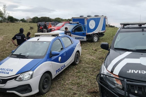 Fragmentos do corpo que seria do motorista de aplicativo Weverton Antônio dos Santos foram encontrados na zona rural de Eunápolis por Divulgação/Polícia Civil