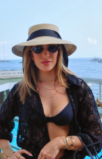 Leo e Lore em Capri, na Itália por Reprodução