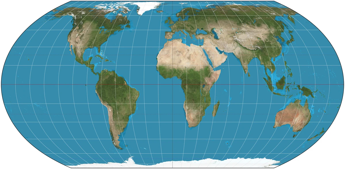 Mapa equal earth