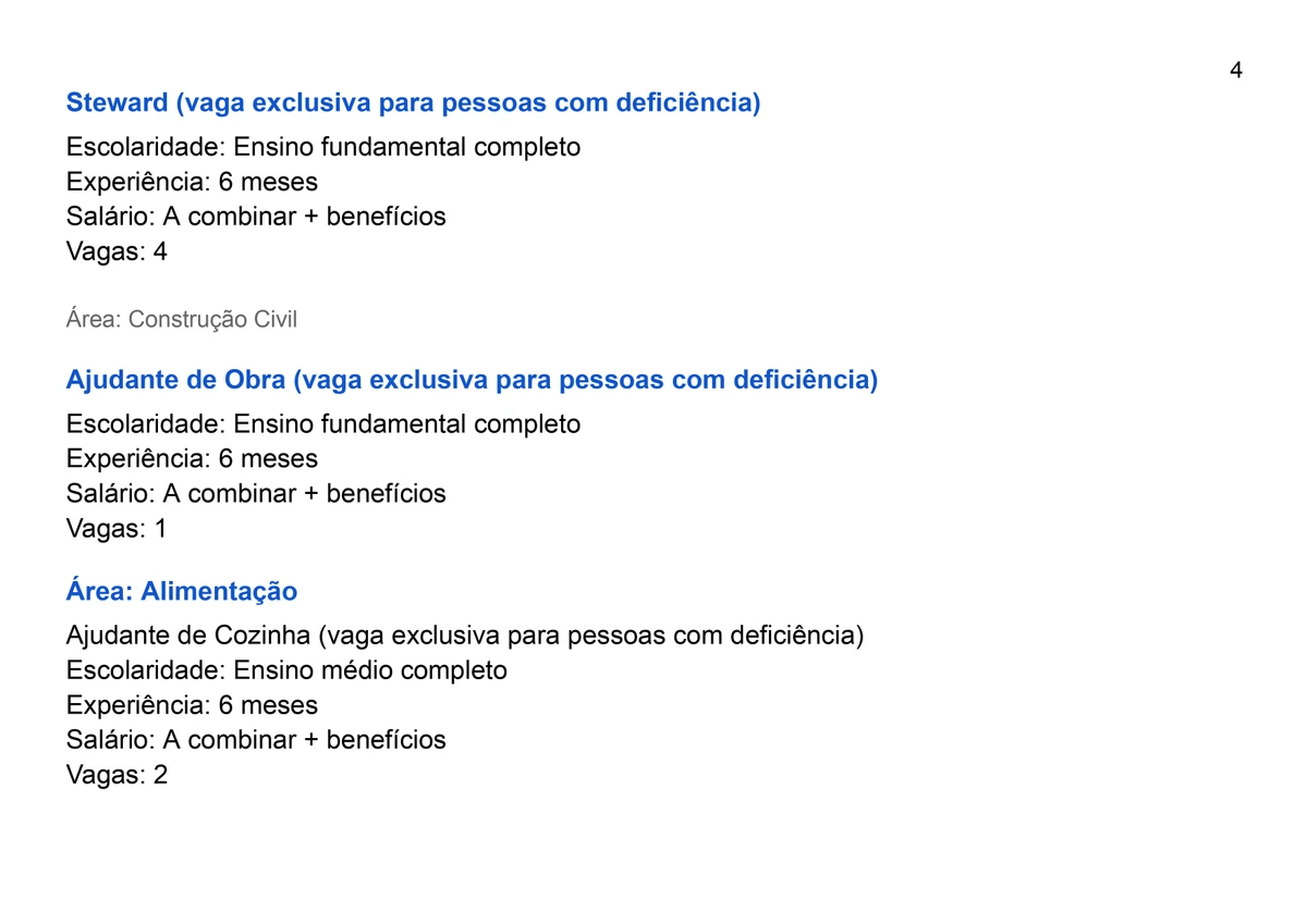 Veja vagas disponíveis por Reprodução