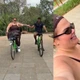 Imagem - Thaís Carla comemora cirurgia bariátrica com primeira volta de bicicleta; veja momento