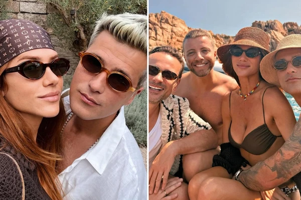 Bruno Gagliasso e Giovanna Ewbank estão em lua de mel na Sardenha, na Itália