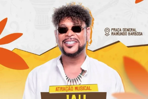 Cantor Jau terá show em São Sebastião do Passé neste sexta-feira (29)