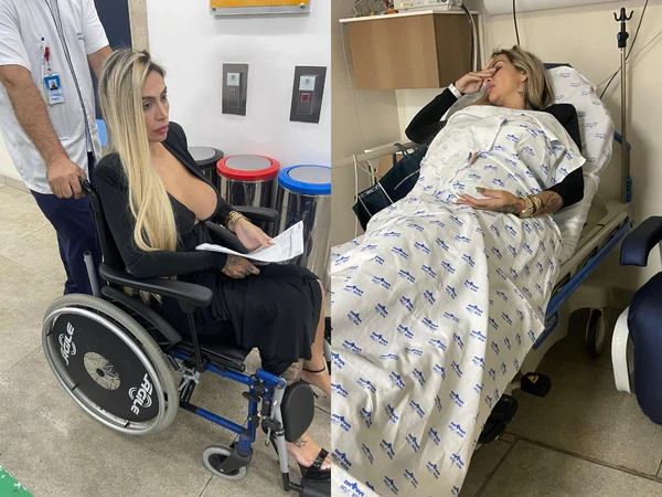  Juju Ferrari foi hospitalizada por Divulgação
