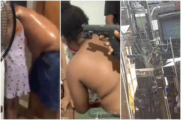 Moradores registraram a prisão de suspeito no 13º caso por Reprodução